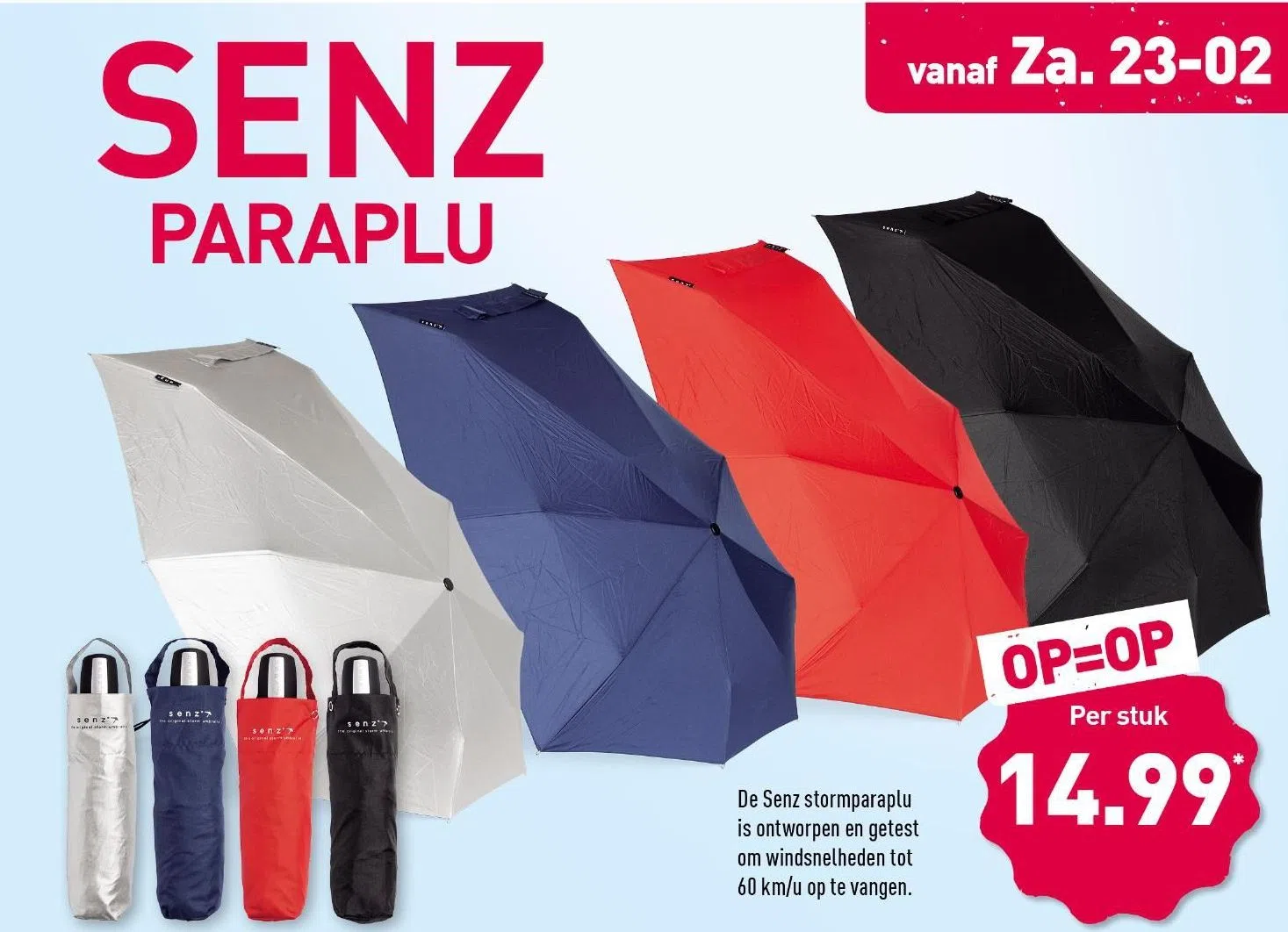 senz stormparaplu aldi