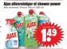 Ajax allesreiniger of shower power