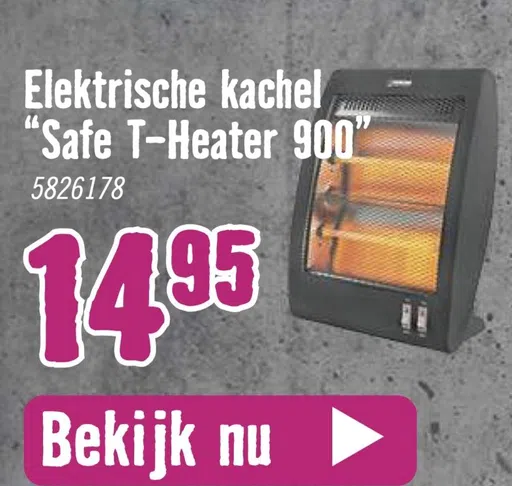 Elektrische kachel Safe T-Heater 90"