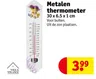 Metalen thermometer