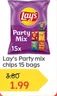 Lay's Party mix chips 15 bags