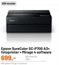 Epson SureColor SC-P700 A3+ fotoprinter + Mirage 4 software