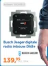 Busch Jeager digitale radio inbouw DAB+