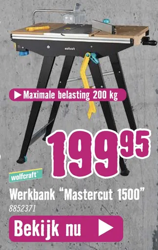 Werkbank "Mastercut 1500"