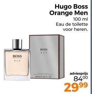 Drogisterij aanbieding in Amsterdam: Hugo Boss Orange Men, 