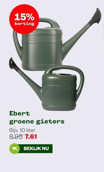 Tuin & Dier aanbieding in Binnenstad: Ebert groene gieters, 
