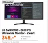 LG 34WN700- QHD IPS Ultrawide Monitor - Zwart