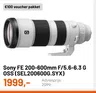 Sony FE 200-600mm F/5.6-6.3 G OSS (SEL200600G.SYX)