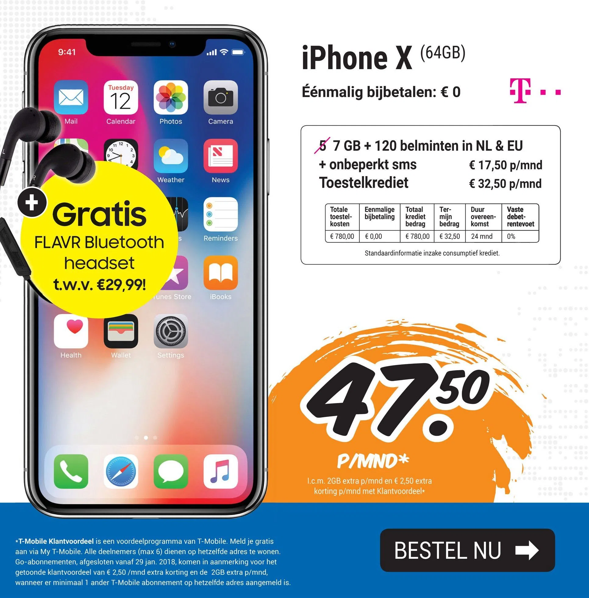 Iphone X 64gb Folder Aanbieding