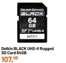 Delkin BLACK UHS-II Rugged SD Card 64GB