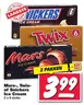 Mars-, Twix- of Snickers Ice Cream