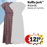 Ruffle jurk