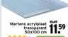 Martens acrylplaat transparant 50x100 cm