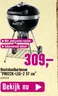 Houtskoolbarbecue "PRO22K-LEG-2 57 cm"