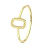 Zilveren goldplated ring twisted