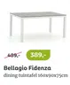 Bellagio Fidenza dining tuintafel 160x90x75cm