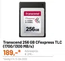 Transcend 256 GB CFexpress TLC (1700/1300 MB/s)