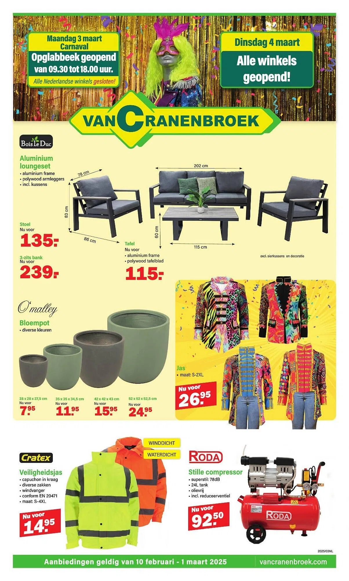 Van Cranenbroek Dongen Textielstraat 6 Reclamefolder.nl