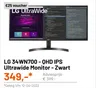 LG 34WN700 - QHD IPS Ultrawide Monitor - Zwart