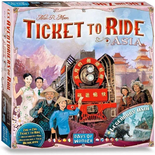 Ticket To Ride Asia - Uitbreiding - Bordspel