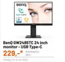 BenQ GW2485TC 24 inch monitor - USB Type-C
