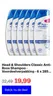 Head & Shoulders Classic Anti-Roos Shampoo - Voordeelverpakking - 6 x 285 ml