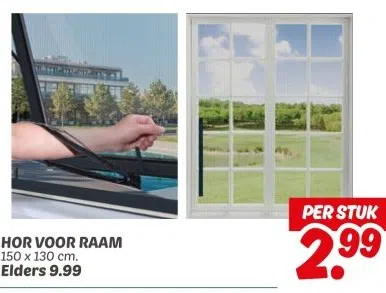 Supermarkt aanbieding in Overwhere-Zuid: HOR VOOR RAAM, 