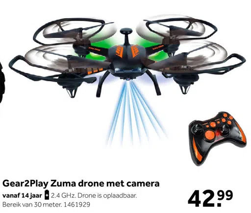 Gear2Play Zuma drone met camera