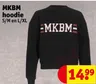 MKBM hoodie S/M en L/XL