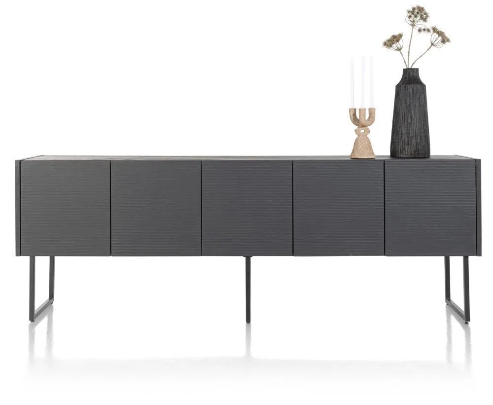 Wonen aanbieding in Hommerts: Carving, Dressoir 240 Cm. - 5-Deuren - Castle Black, 