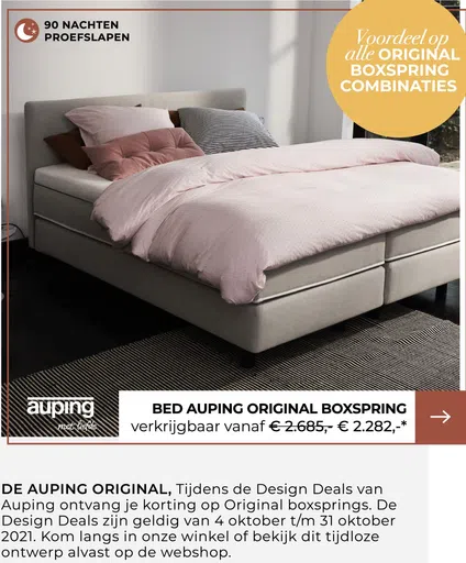 Bed Auping Original Boxspring
