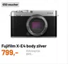 Fujifilm X-E4 body zilver