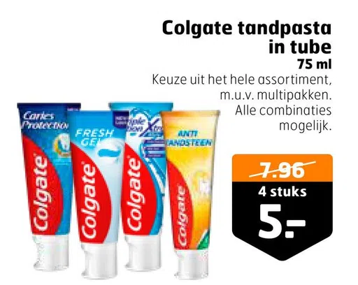 Colgate tandpasta in tube 75 ml