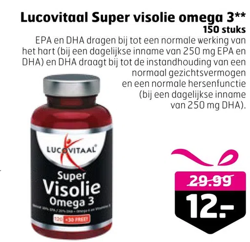 Lucovitaal Super visolie omega 3*