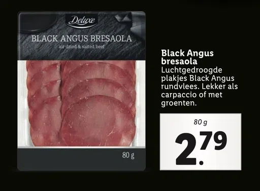 Black Angus bresaola