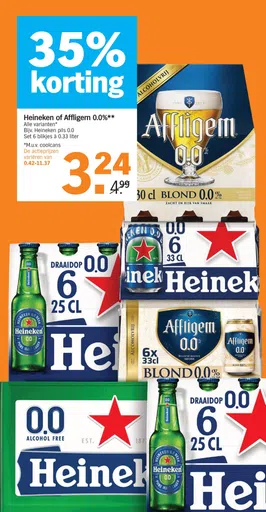 Heineken of Affligem 0.0%