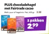 PLUS chocoladehagel met Fairtrade cacao