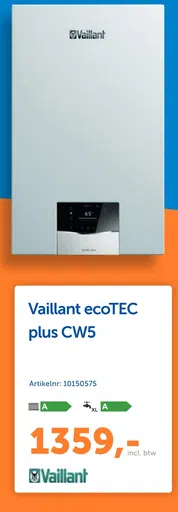 Vaillant ecoTEC plus CW5
