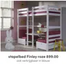 stapelbed Finley roze
