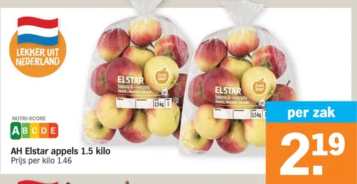 AH Elstar appels 1.5 kilo
