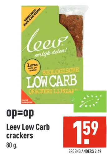 Leev Low Carb crackers