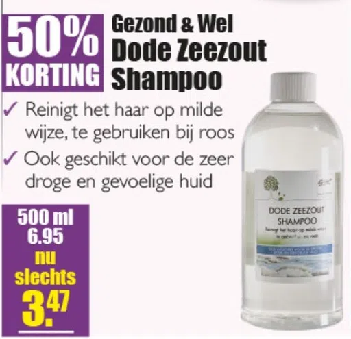 G&W Dode Zeezout Shampoo